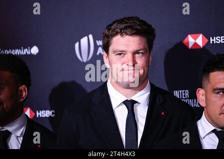 Paris, Frankreich. Oktober 2023. Scott Barrett während der World Rugby Awards am 29. Oktober 2023 in Paris. Foto: Victor Joly/ABACAPRESS.COM Credit: Abaca Press/Alamy Live News Stockfoto