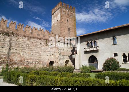 Castelvecchio Museum in Verona, Italien. Stockfoto