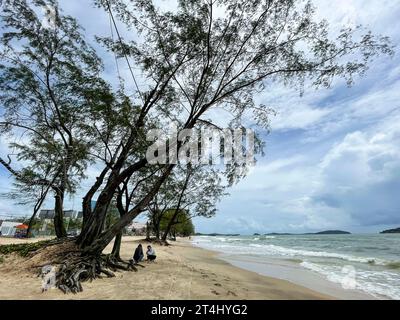 Kambodscha, Sihanoukville, lokaler Strand Stockfoto