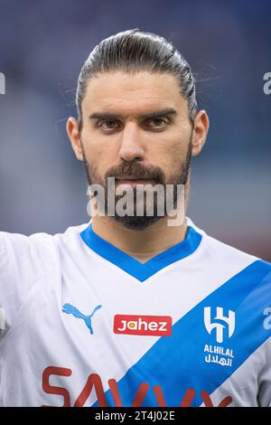 Ruben Neves von Al-Hilal SFC während des SAFF Saudi Arabia KingÕs Cup 2023-24 R16-Spiels zwischen Al Hilal SFC und Al Hazem SFC im King Fahd International Stadium am 30. Oktober 2023 in Riad, Saudi-Arabien. Foto von Victor Fraile / Power Sport Images Stockfoto