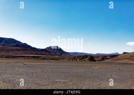 Archäologische Stätte Yerbas Buenas - Chile. Höhlenmalereien - Atacama-Wüste. San Pedro de Atacama. Stockfoto