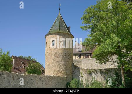 Grüner Turm Kloster Bebenbausen, Tübingen, Baden-Württemberg, Deutschland *** Grüner Turm Kloster Bebenbausen, Tübingen, Baden Württemberg, Deutschland Credit: Imago/Alamy Live News Stockfoto