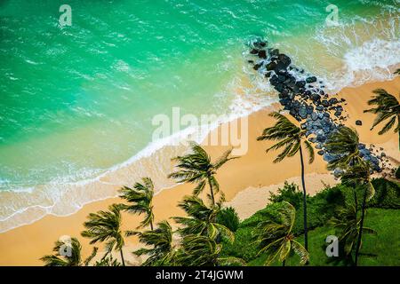 Strand auf Maui, Hawaii Stockfoto