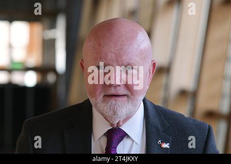 Edinburgh Schottland, Vereinigtes Königreich 31. Oktober 2023. Colin Beattie MSP im schottischen Parlament. Credit sst/alamy Live News Stockfoto