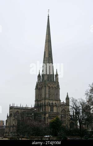 St. Mary Redcliffe ist eine anglikanische Pfarrkirche im Distrikt Redcliffe in Bristol, England. Stockfoto