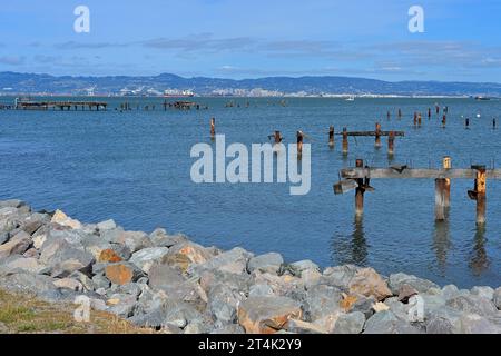 Das historische Viertel Dogpatch, San Francisco CA Stockfoto