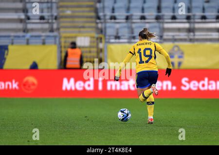 Malmö, Schweden. 31. Oktober 2023. Malmö New Arena, Malmö, Schweden, 31. Oktober 2023: Johanna Rytting Kaneryd (19 Schweden) im Spiel der UEFA Nations League am 31. Oktober 2023 zwischen Schweden und Italien im Malmö New Stadium in Malmö, Schweden (Peter Sonander/SPP) Credit: SPP Sport Press Photo. /Alamy Live News Stockfoto