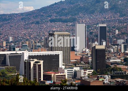 Medellin, Antioquia. Kolumbien - 26. Januar 2023. Medellin ist die Hauptstadt des Berges, Provinz Antioquia in Kolumbien. Stockfoto