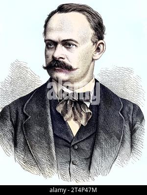 Heinrich VII Prinz Reuss von Köstritz, 14. Juli 1825 - 2. Mai 1906, war ein deutscher Diplomat und Botschafter des Deutschen Reiches in Konstantinopel, Reproduktion eines Bildes, Holzschnitt aus dem Jahr 1881, digitalrestauriert, Historisch/Heinrich VII Fürst Reuss von Koestritz, 14. Juli 1825 bis 2. Mai 1906, war deutscher Diplomat und Botschafter des Deutschen Reiches in Konstantinopel, Reproduktion eines Bildes, Holzschnitt aus dem Jahr 1881, digital verbessert, historisch Stockfoto