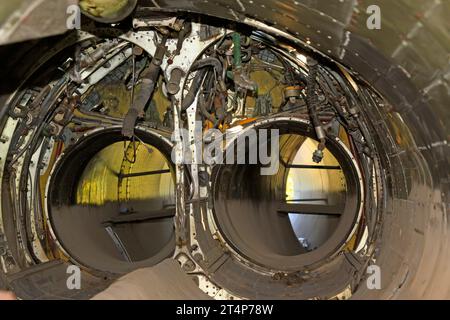 Innere Struktur des Kämpfers, Nahaufnahme des Fotos Stockfoto