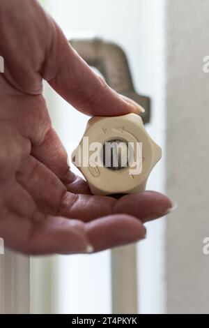 ANSCHAULICH: Der Gaspreis stieg im Oktober. Der Anstieg war nicht allzu schlecht wegen des warmen Wetters. ANP / Hollandse Hoogte / Laurens van Putten netherlands Out - belgien Out Stockfoto