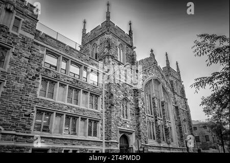 NEW YORK CITY - 29. MAI: Die Abessinische Baptist Church, New York City, USA, 29. Mai 2013. Es liegt im Stadtteil Harlem und diente als Raum Stockfoto