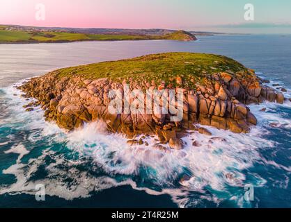 West Island-Antenne Stockfoto