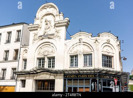 19. Jahrhundert, Konzerthalle Elysée Montmartre, Boulevard Marguerite de Rochechouart, Montmartre, Paris, Île-de-France, Frankreich Stockfoto