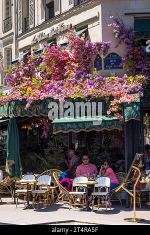 Bistrot, Paris, Frankreich, Europa Stockfoto