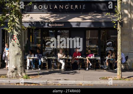 Bistrot, Paris, Frankreich, Europa Stockfoto