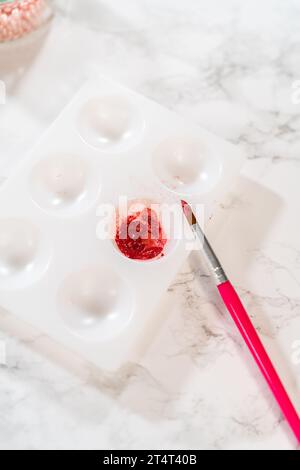 Extravagante Cupcakes für die Geburtstagsfeier Stockfoto