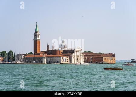 Kirche San Giorgio Maggiore auf der Insel San Giorgio Maggiore in Venedig, Region Veneto, Italien Stockfoto