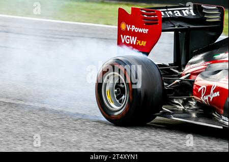 Mugello, Italien. Oktober 2023. Die F1-Kundenshow während des Ferrari World Finals 2023, Ferrari Challenge Cup Rennen in Mugello, Italien, 28. Oktober 2023 Credit: Independent Photo Agency/Alamy Live News Stockfoto