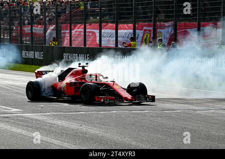 Mugello, Italien. Oktober 2023. Die F1-Kundenshow während des Ferrari World Finals 2023, Ferrari Challenge Cup Rennen in Mugello, Italien, 28. Oktober 2023 Credit: Independent Photo Agency/Alamy Live News Stockfoto