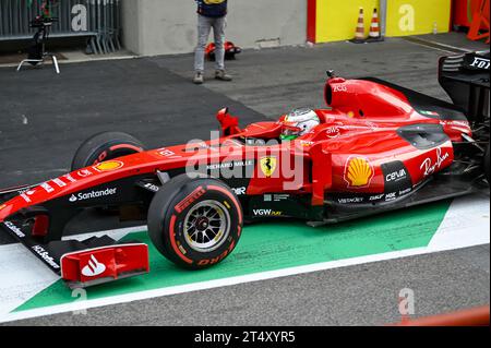 Mugello, Italien. Oktober 2023. Die F1-Kundenshow während des Ferrari World Finals 2023, Ferrari Challenge Cup Rennen in Mugello, Italien, 28. Oktober 2023 Credit: Independent Photo Agency/Alamy Live News Stockfoto