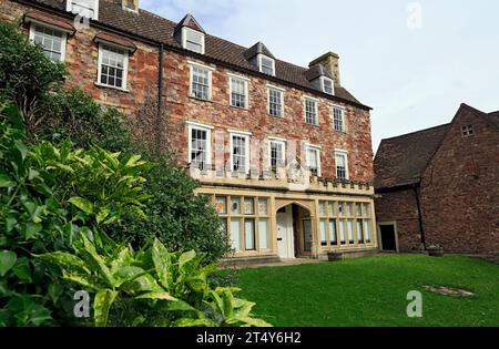 Old Deanery, Bristol Cathedral Choir School und Bristol Cathedral, Bristol. Stockfoto