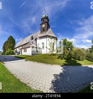 Kirche St. John in Bernau im Schwarzwaldkreis Riggenbach, Landkreis Waldshut, Baden-Württemberg Stockfoto