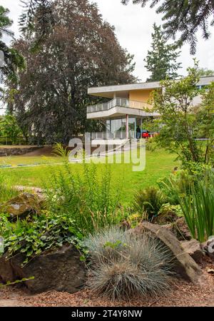 Villa Schminke, Stiftung Haus Schminke oder Schminke Haus, Lobau, Löwenau, Deutschland Stockfoto