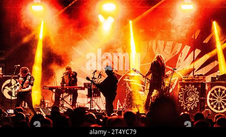 Levellers auf der Hauptbühne beim Sign of the Times Festival im Juni 2023 Stockfoto