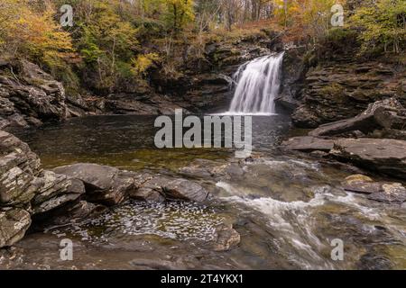 Fälle von Falloch, Loch Lomond und der Trossachs National Park, Schottland Stockfoto