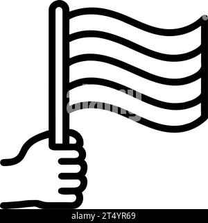 Abbildung: Flaggensymbol Stock Vektor