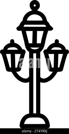 light post icon Stock Vektor