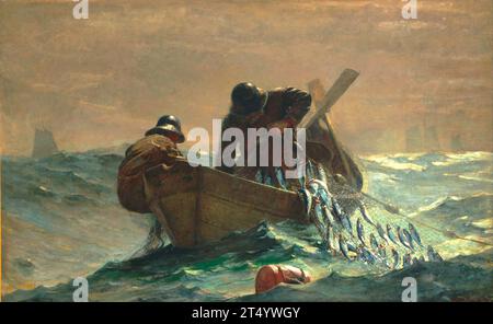 Winslow Homer - The Hering Net - 1885 Stockfoto