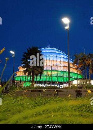 Das Kigali Convention Centre, ein Kongresszentrum in Kigali, der Hauptstadt und größten Stadt Ruandas Stockfoto