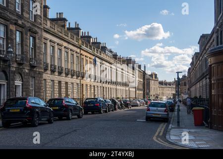 Klassisches Gebäude in Edinburgh Street, Schottland, Großbritannien Stockfoto