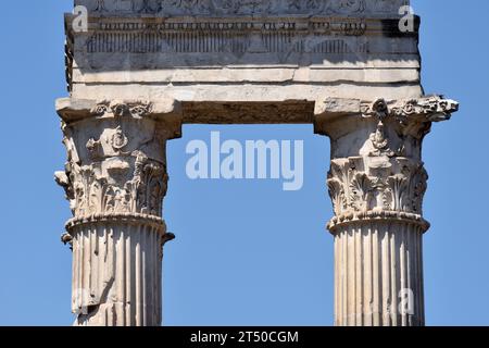 Tempel des Apollo Sosianus, Rom, Italien Stockfoto