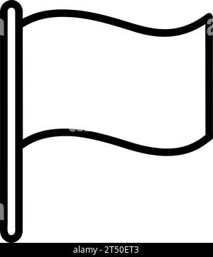 leere Flaggensymbol Stock Vektor