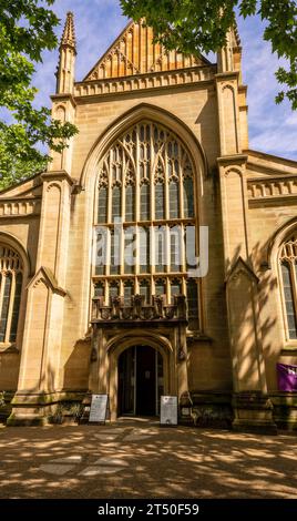 St Andrew's Cathedral ist seit dem 19. Jahrhundert geöffnet, Town Hall, Sydney, NSW, Australien Stockfoto