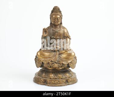 Guanyin aus chinesischer Bronze Stockfoto