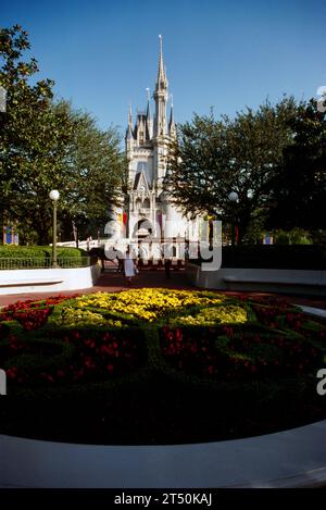 Orlando Florida USA Disneyworld Magic Kingdom Cinderella's Castle Stockfoto