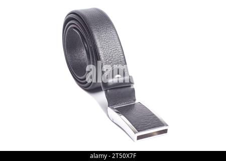 Herrengürtel isoliert auf weißem Hintergrund Stockfoto