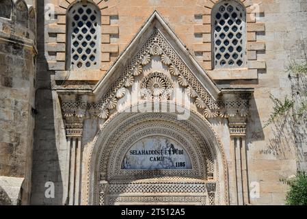 Die Ulu-Moschee in Silvan, Türkei, wurde im 12. Jahrhundert erbaut. Stockfoto