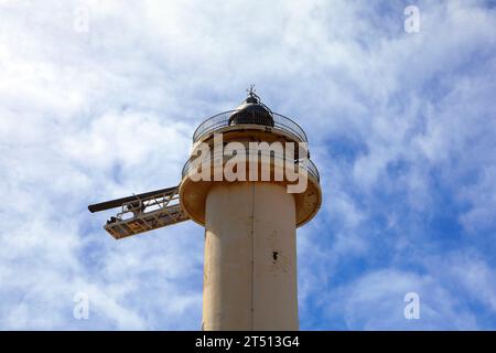 Faro de Pechiguera, Leuchtturm, Lanzarote. Vom März 2023 Stockfoto