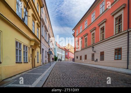 PRAG - 20. MAI 2023: Schönes altes historisches Stadtzentrum der tschechischen Hauptstadt Stockfoto