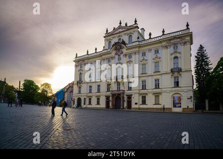 PRAG - 20. MAI 2023: Schönes altes historisches Stadtzentrum der tschechischen Hauptstadt Stockfoto