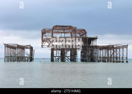Bilder von Brighton Küste und Pier Stockfoto