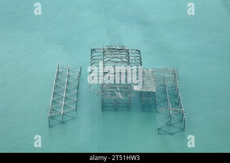 Bilder von Brighton Küste und Pier Stockfoto