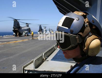 11. Marine-Expeditionseinheit, amphibisches Angriffsschiff USS Tarawa (LHA 1), Composite Unit Training (COMPTUEX), Pazifik, Südkalifornien Stockfoto