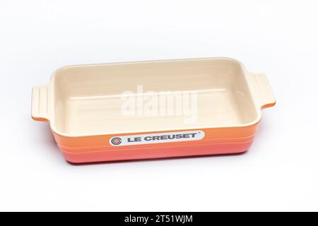 Ein Stück Kochgeschirr von Le Creuset Stockfoto