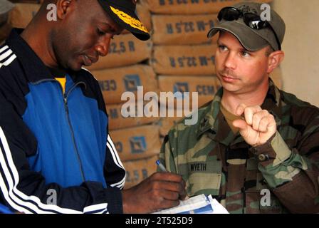 Africa Partnership Station, APS, USS Nashville (LPD 13) Stockfoto